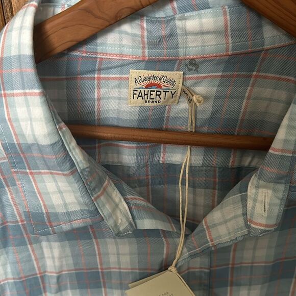 Faherty Everyday Shirt, Size XXL - Picture 2 of 12